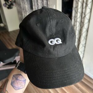 Black GQ Logo Baseball Cap